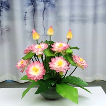 Fake flowers peonies flowers for the God of Wealth real flower potted ornaments fake flowers pastoral style display silk flower set