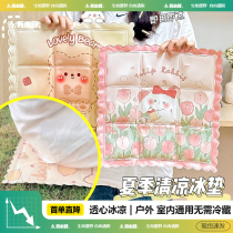 Outdoor picnic mat moisture-proof mat thickened portable camping fart mat summer sofa mat pet ice mat seat cushion and cool mat