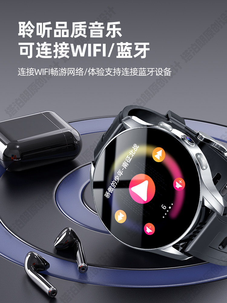 2025 New 5g Smart Phone Watch for Adults, Supports Sim Card, Cutting-Edge Technology, Dual Camera, Large Screen, Downloadable Apps, Multi-Function Calling, Full Network Compatibility, Sports, Unisex, Bluetooth, Wifi, Internet Access, Phone Bracelet