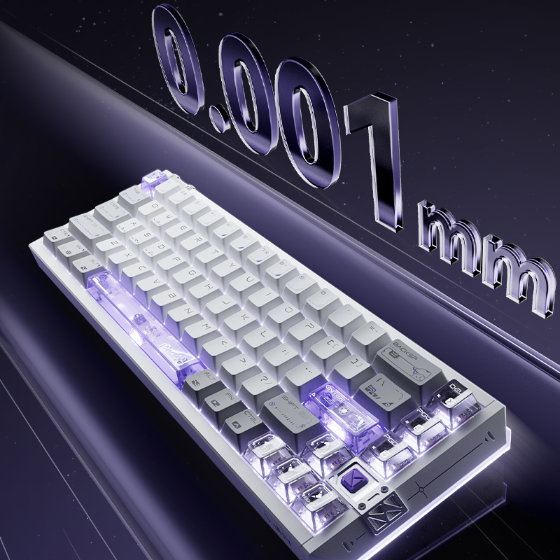 VGN Lightning 68 magnetic axis keyboard for e-sports games customized high-end all-aluminum mechanical one-click switch RT