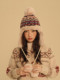 Retro Northeastern Cold-Proof Plush Hat for Women in Autumn and Winter, Fleece-Lined and Thickeneded to Heattech, Lei Feng Hat with Ear Protection, Knitted Woolen Hat