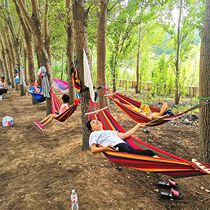 () Hammock Outdoor Single Single Single Anti-side Overthing Thickened Hiden Stude