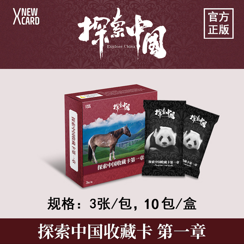 Newxcard Genuine Exploration Chinese Collection Card No. 1 Adventure Photography Card Artist Hand-Painted Signature Card