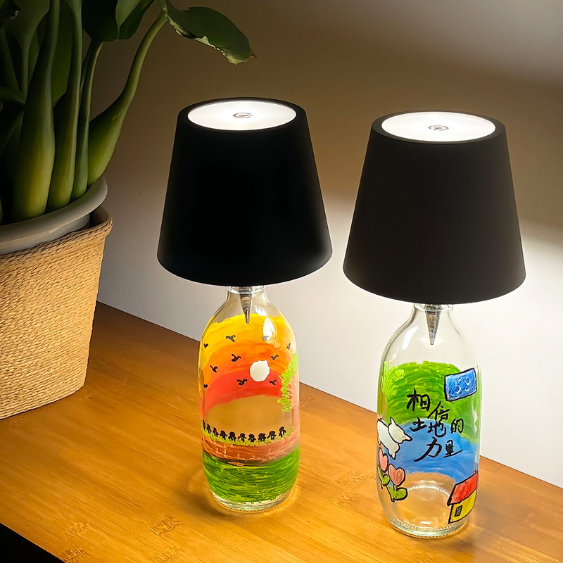 [Recycling of Old Glass Bottles] Handmade DIY High-End Wine Bottle Lamp Ten Pieces DIY Peripheral Materials