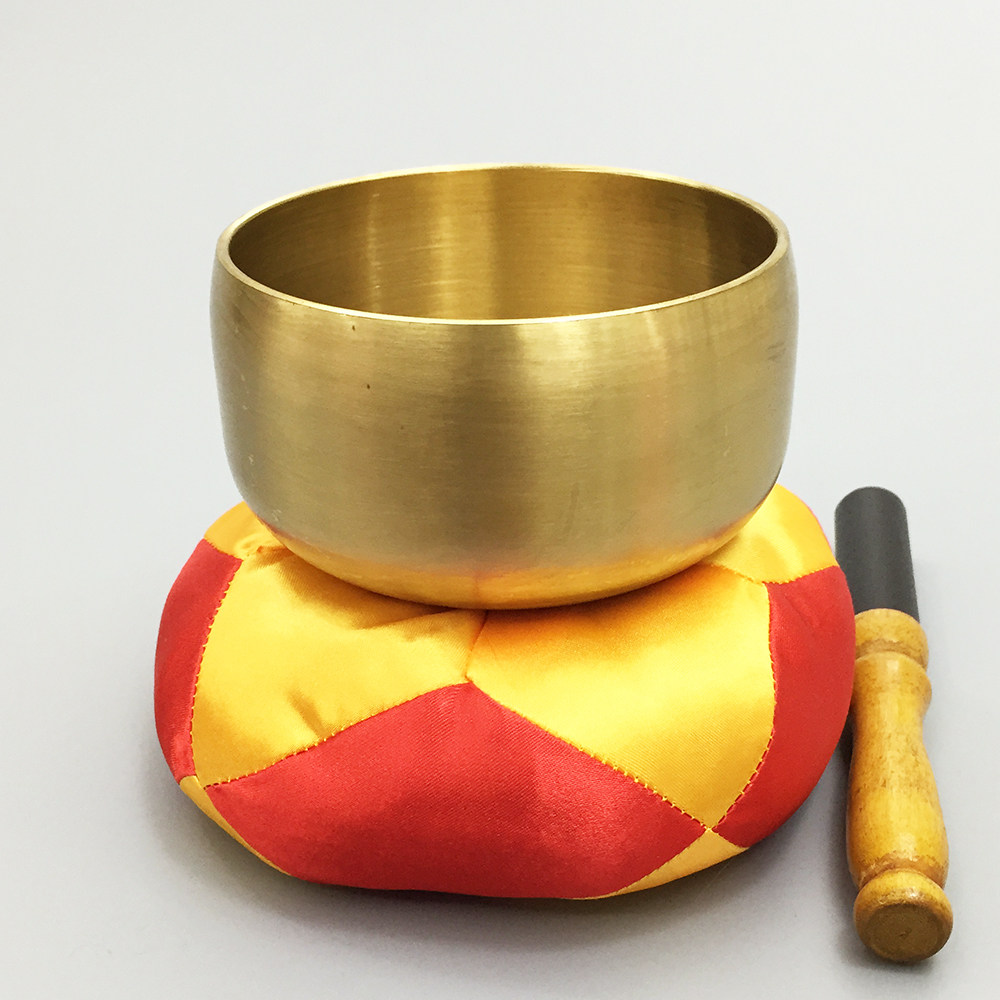 Meditation Buddhist temple Buddha statue Buddha shrine incense stove Baie mat wood fish bronze Keio bell drum brass 4 inch Japanese style bronze chime-Taobao