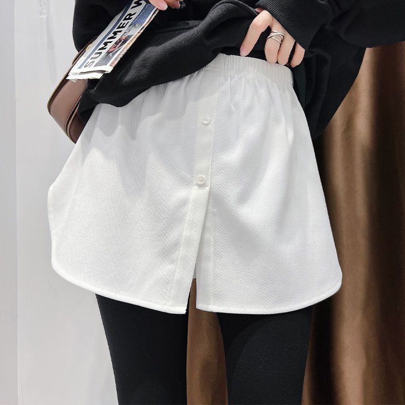 Women's Hem Cover-Up for Hiding the Butt, Base Layer Magic, Sweatshirt, Fake Shirt, Sweater, Thick Spring and Autumn Inner Wear, Layering Shark Pants Women's Hem Cover-Up for Hiding the Butt, Base Layer Magic, Sweatshirt, Fake Shirt, Sweater, Thick Spring and Autumn Inner Wear, Layering Shark Pants