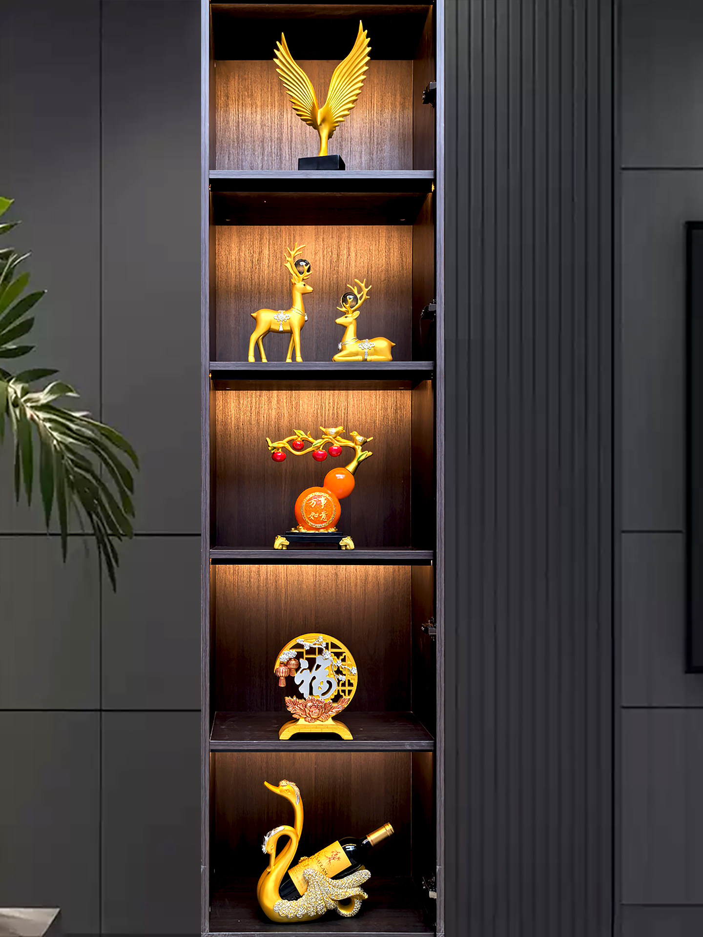 New Home Living Room Wine Cabinet Decorations 2026 New Creative Style Home Tv Cabinet Side Background Cabinet Decorations Housewarming