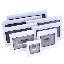 Distribution box panel button type lighting box panel 14-18 bits home empty open cover plate upper cover Guangdong flame retardant