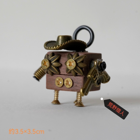 Special Offer: Cute Pet Hero Series Punk Robot Keychain Small Pendant Bag Accessories DIY Handmade