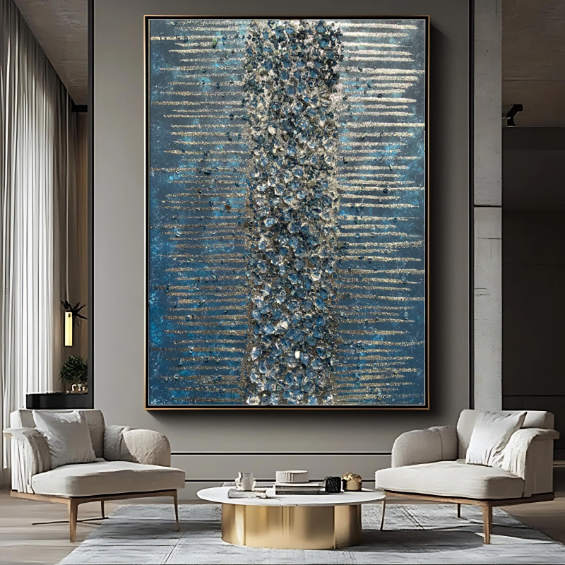 Hotel Modern Decorative Painting High-End Art 3D Hand-Painted Acrylic Crystal Diamond Device Restaurant Background Hanging Painting Hotel Modern Decorative Painting High-End Art 3D Hand-Painted Acrylic Crystal Diamond Device Restaurant Background Hanging Painting