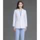 Элитный белый халат, короткий лонгслив