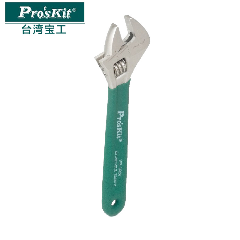 Proskit 1PK-H026 6 inch Stained Handle Titanium Gold Anti Slip Active Wrench (150mm) -Taobao