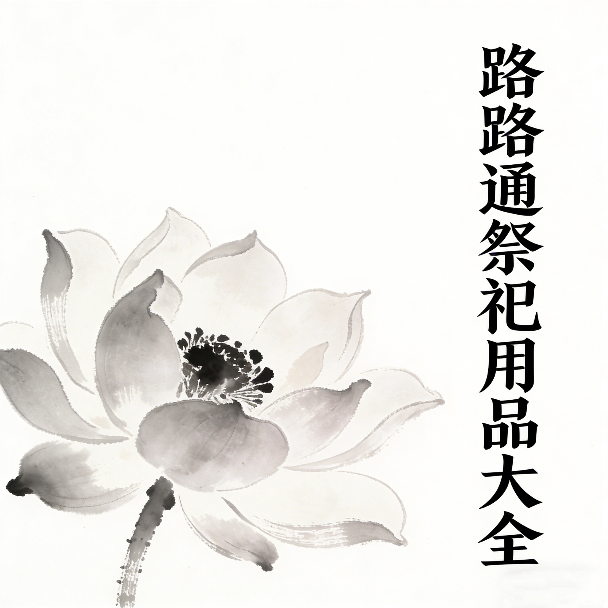 路路通祭祀用品店的LOGO