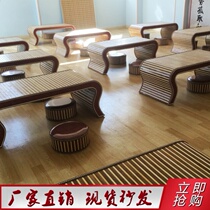 Chinese antique Chinese culture table tatami bay window coffee table kindergarten desks and chairs calligraphy tea ceremony Go low table