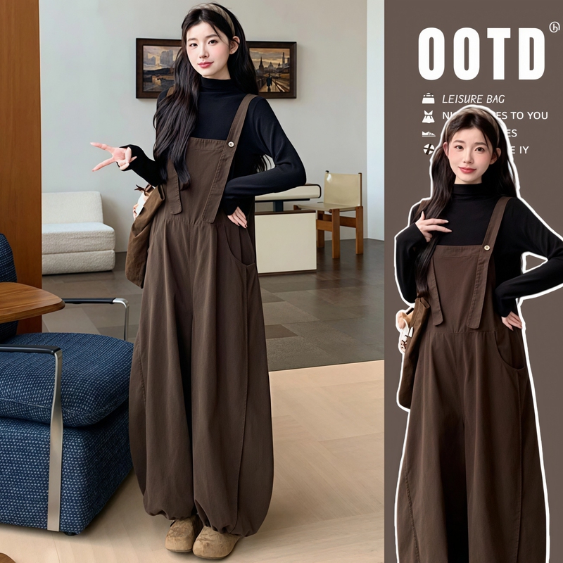 Outfits for Pregnant Moms~ Maternity Wear Autumn and Winter Set, High-End Casual Loose Overalls, Stylish Two-Piece Set for Pregnancy Outfits for Pregnant Moms~ Maternity Wear Autumn and Winter Set, High-End Casual Loose Overalls, Stylish Two-Piece Set for Pregnancy