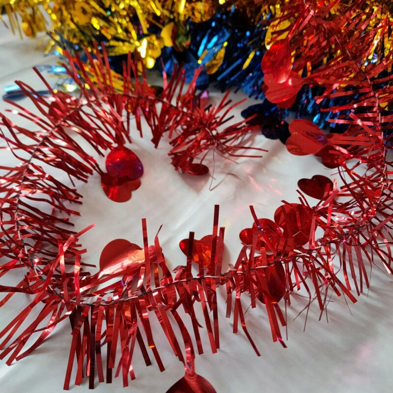 Christmas color bar wool colored dragon New Year's New Year's New Year's Eve decoration mall Wedding Stairs Laflower Color with Kindergarten Placement-Taobao