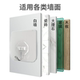 Hook strong sticky sticker wall transparent linked hook removal of punching hook without trace, strong load -bearing bathroom kitchen stick hook
