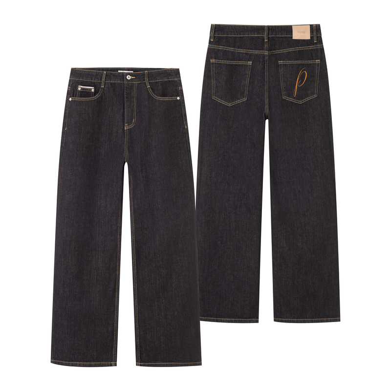Pansk【Non-Fading Raw Denim】Vintage2021M Simple Casual Cleanfit Raw Color Jeans