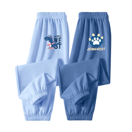 真维斯男童防蚊裤夏季薄款2025新款裤子冰丝运动裤夏款儿童速干裤