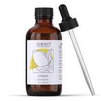 HBNO Lemon Essential Oil - Huge 4 oz (120ml) Value Size -