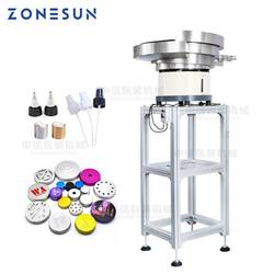 ZONESUN 全自动振动盖给料机泵喷雾器上盖给料机瓶碗分拣机旋盖机