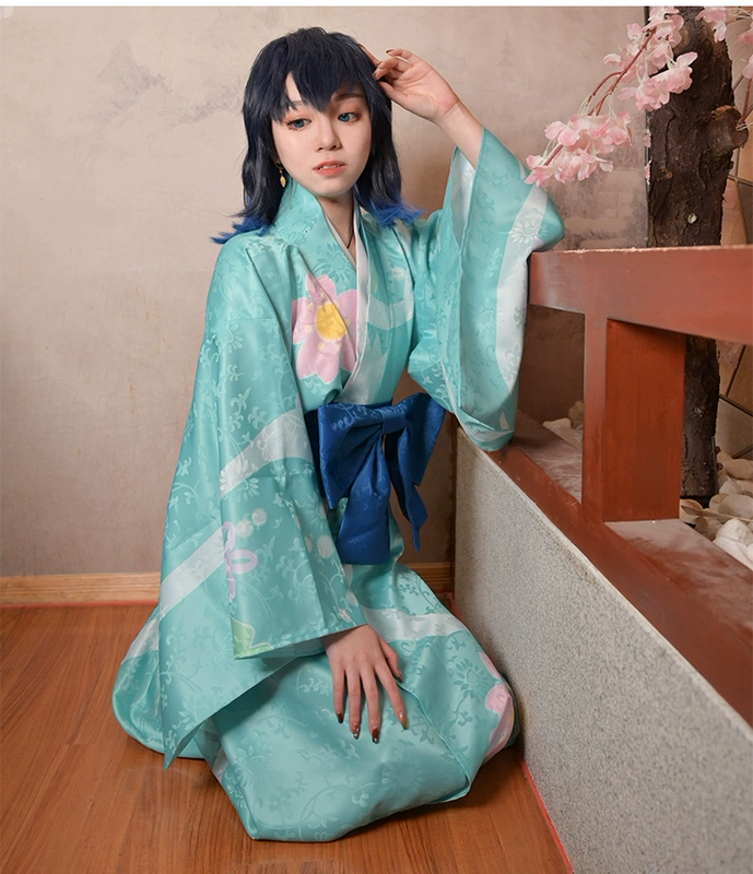 Kẻ giết quỷ gia tộc Heshun: Kimetsu no Yaiba cos trang phục du lịch Guo Chapter Flower Street Chapter Zenit Tanjiro Inosuke kimono cosplay nữ cosplay gyutaro