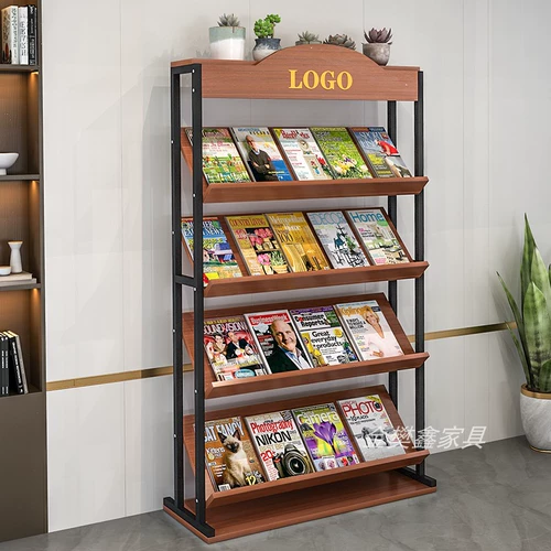 Книжный магазин газеты стойка посадки на полку полки полки