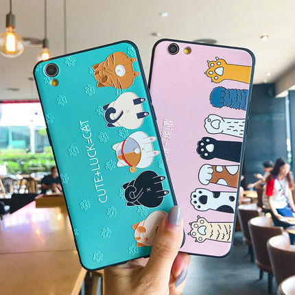 oppor15手机壳梦境版r17女款r9s手机套卡通可