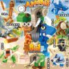 Foreign Ai Shanhaijing Children's Buildable Building Blocks Fusion Monster Educational Toys Boys' Birthday Gift