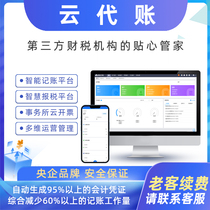 Cloud accounting financial software agency accounting agency company personal official guarantee central enterprise brand