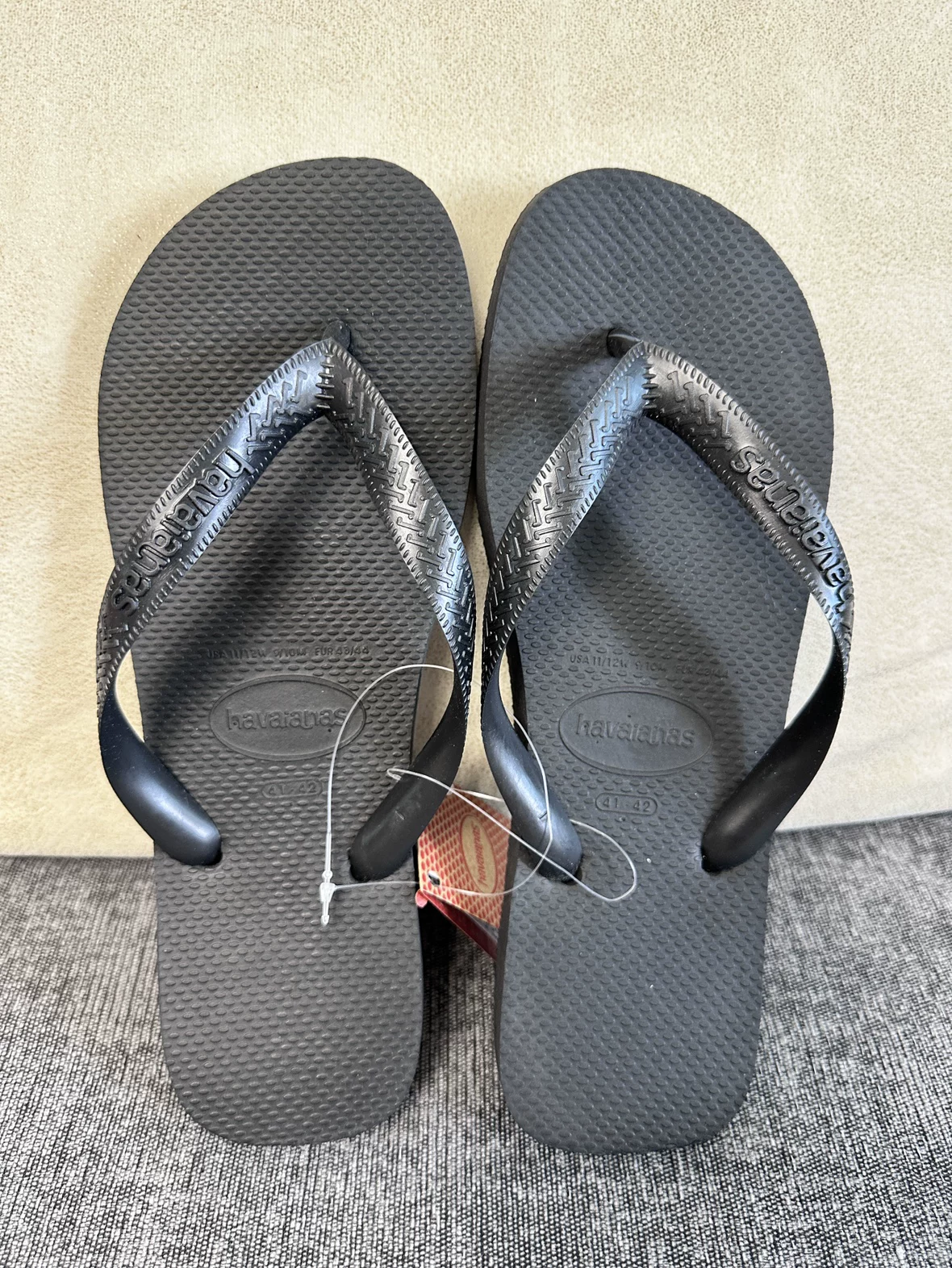 Бразилия Havaianas Havana Человеческое тело Шлепки Лето ТОП Классика Чистый однотонный синий парень нескользящий