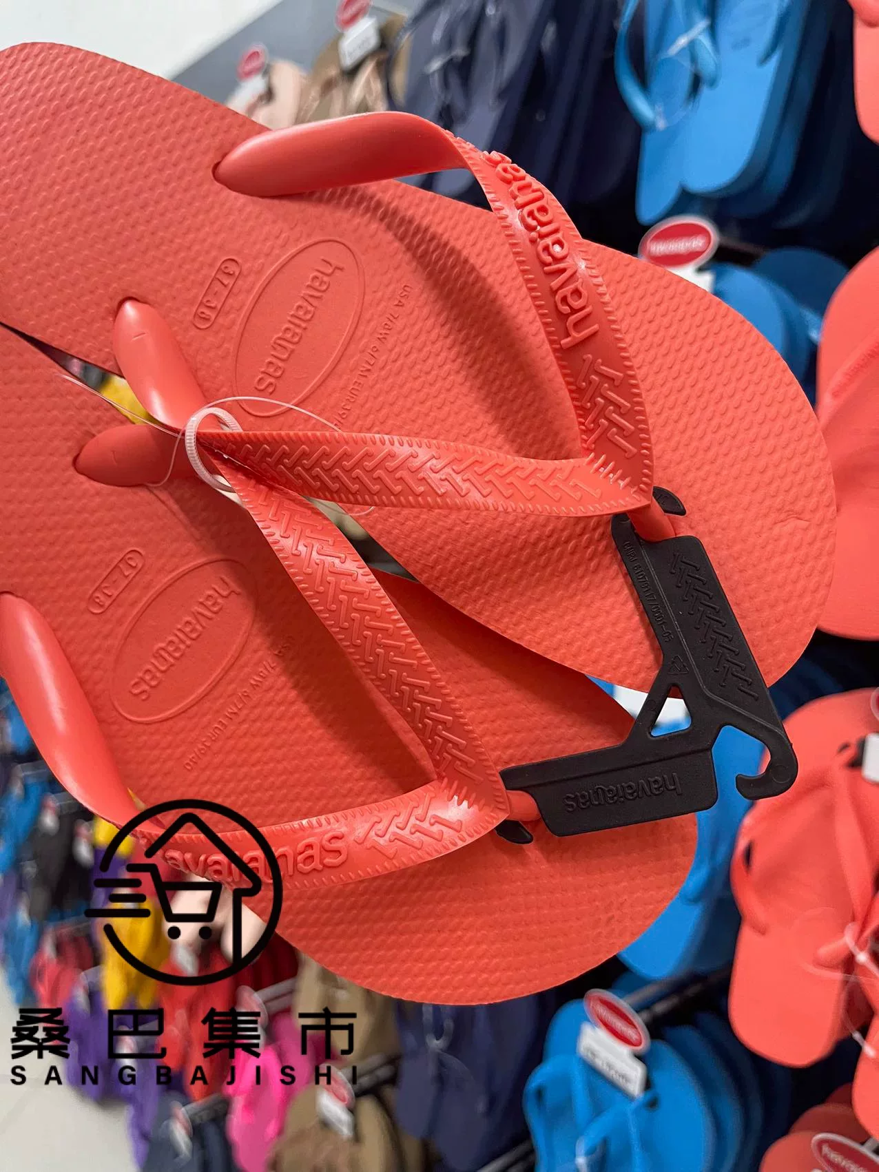 Бразилия Havaianas Havana Человеческое тело Шлепки Лето ТОП Классика Чистый однотонный синий парень нескользящий