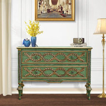 Entrance cabinet European style living room entrance partition cabinet small apartment foyer storage decorative storage cabinet screen partition living room