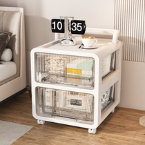 Drawer-type snack cabinet office storage cabinet with pulleys under the table storage cabinet cosmetics toy storage trolley