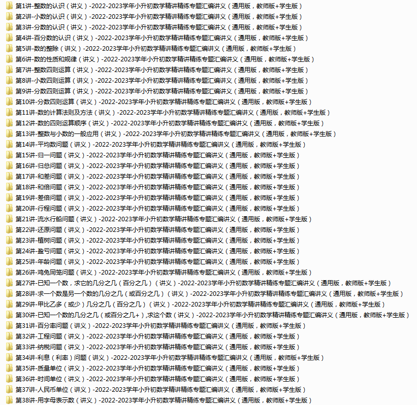 图片[10]-2023年人教版小学语文数学英语小升初总复习电子版专项复习课件-腾翔云网创