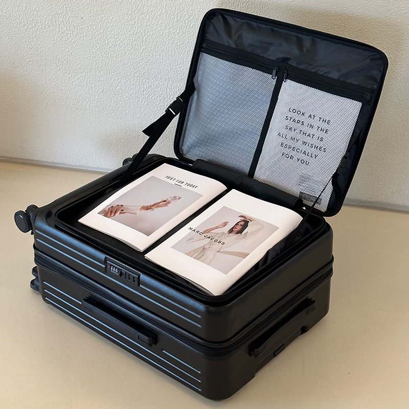 Universal big capacious suitcase, material, 20 inch