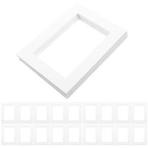 25 Pcs Photo Frame Paper Cardboard Picture Frames Pre-cut