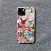 Пленка Shell-Zl Красочная граффити-бабочка [Половина глянцевой твердой оболочки] [Объектив большие отверстия, без кнопок]