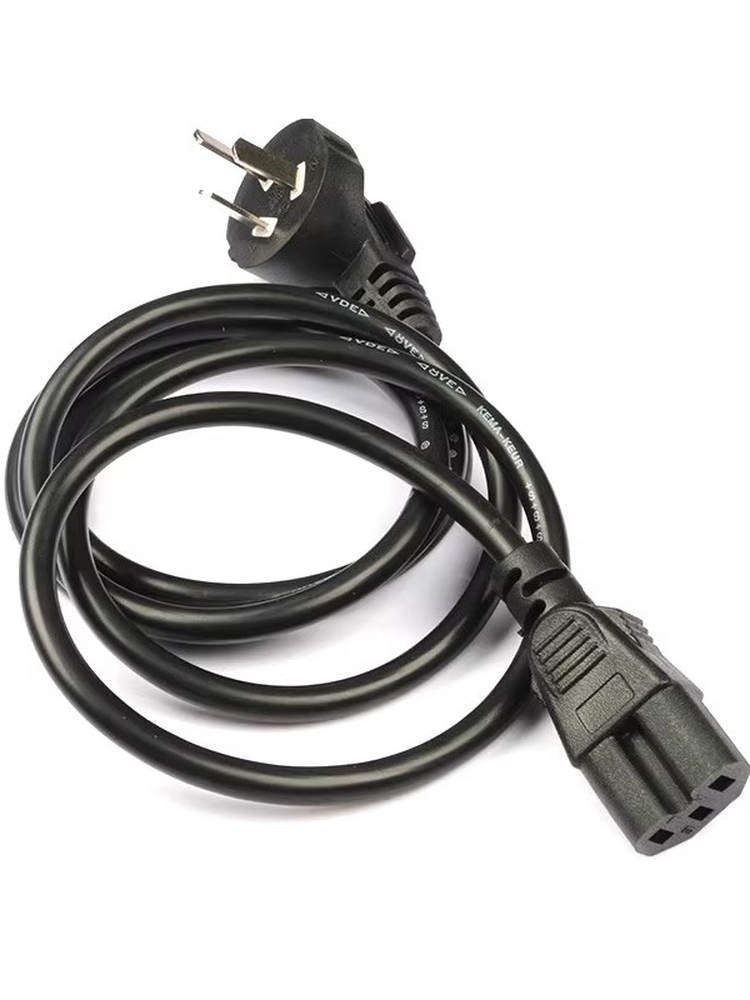 Home Projection Tv Universal Three-Hole Computer Three-Plug Power Cord Rice Cooker Electric Hot Pot Electric Wok Connection Wire