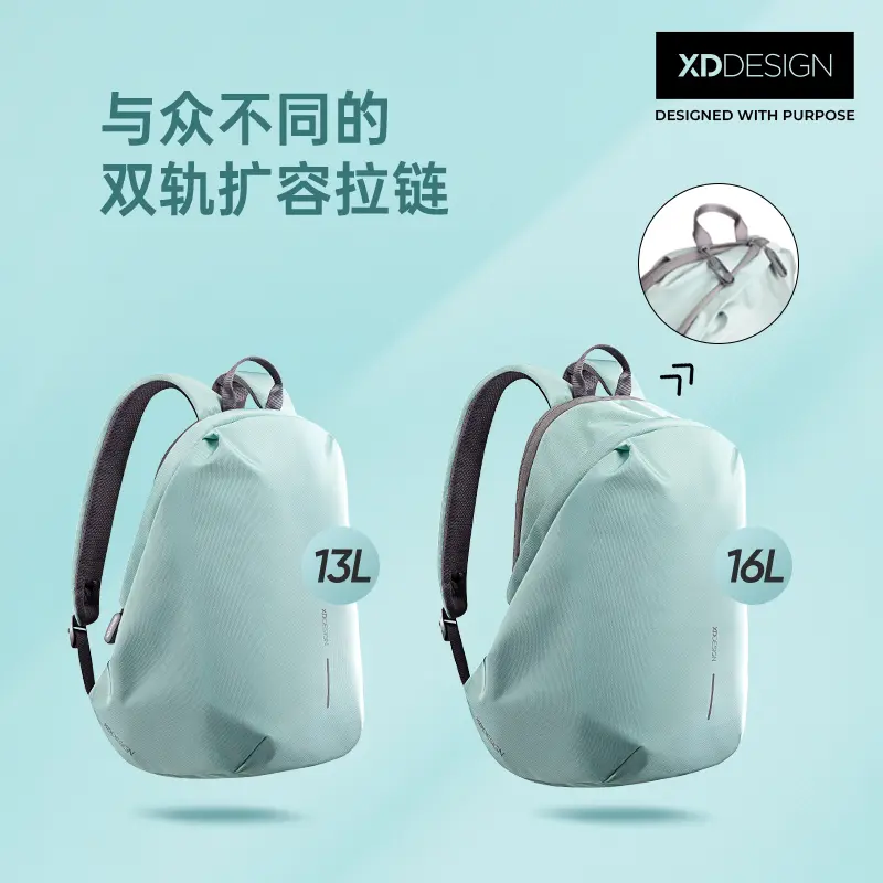 XDDESIGN Soft Cloud Series Fashion Casual Lightweight Korean Style Multifunctional Waterproof Backpack - Thumbnail 4