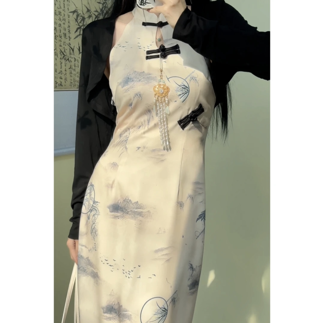  XL+Cheongsam, black jacket   + $6.29 