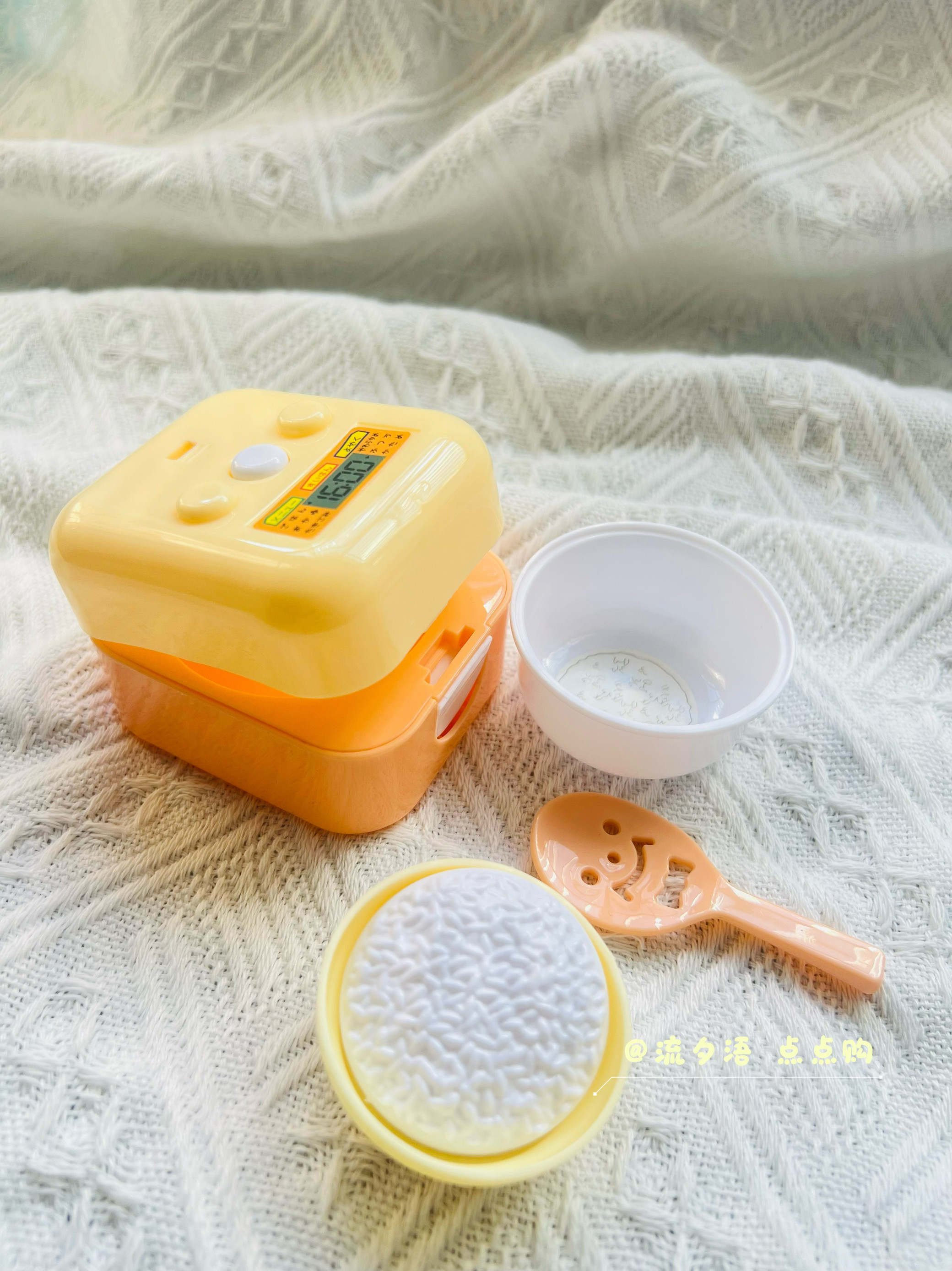 Cute Japanese Bear Lunch Box Play Set – Mini Rice Cooker Toy! - Detail image 4