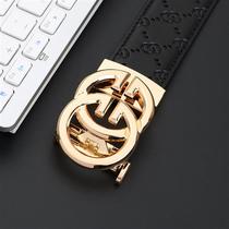 Leather Mens belt Genuine Luxury Brand Designer Leather Stra