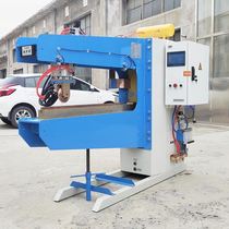Factory direct medium frequency inverter straight seam welding machine long arm microcomputer precision straight seam welding machine wheel type seam welding machine