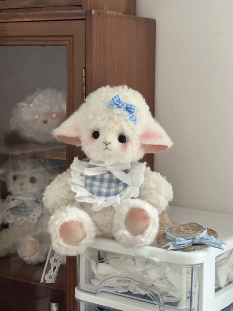 [Original Genuine Product]Three Thousand Is a Cat-Themed Handmade Doll, a Cute Little Sheep, Gift-Ready in a Box, Jointed Doll