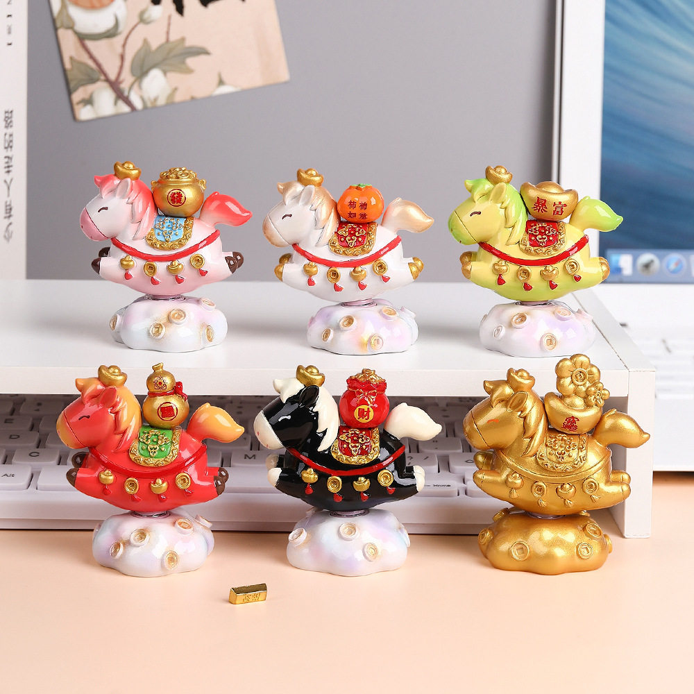 2026 Year of the Horse Mascot Tang Sancai Little Chubby Horse Brings Wealth Ornament Decoration Luoyang Cultural and Creative Souvenir Museum