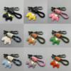 2026 Cartoon Get Rich Soon Keychain Creative Car Key Chain Leather Braided Rope Key Pendant Bag Decoration