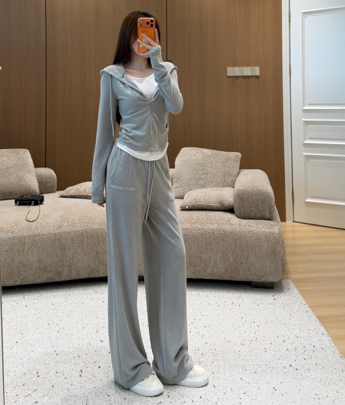 Casual Pants, Simple Style Outerwear, Trendy Printed Logo, Nanyou Summer Two-Piece Set Casual Pants, Simple Style Outerwear, Trendy Printed Logo, Nanyou Summer Two-Piece Set
