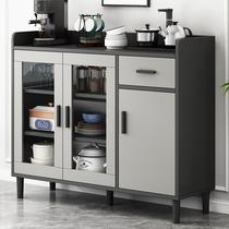 Slate sideboard modern minimalist storage cabinet living room wall-mounted integrated tea cabinet home kitchen cabinet