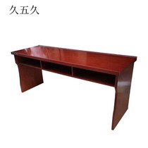 Double strip conference room table and chair combination party member village committee conference hall training podium paint veneer long table